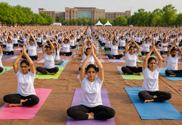 Yoga Day Event at Rohtak University