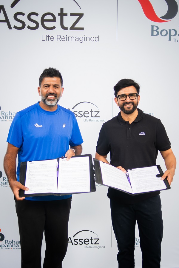 Assetz Announces Partnership with Rohan Bopanna Tennis Academy Assetz Announces Partnership with Rohan Bopanna Tennis Academy