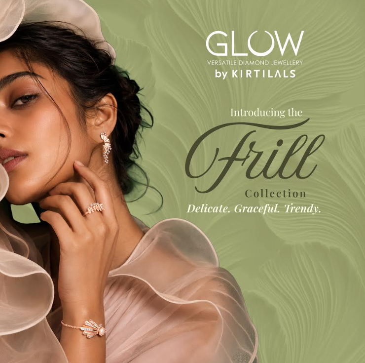 Glow by Kirtilals Unveils 'The Frill Collection': A Contemporary Natural Diamonds Collection, Inspired by Graceful Movement Glow by Kirtilals Unveils 'The Frill Collection': A Contemporary Natural Diamonds Collection, Inspired by Graceful Movement