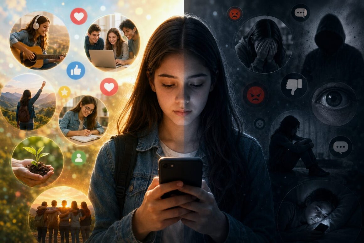 Social Media : Is it Good or  Bad for Teenagers ?