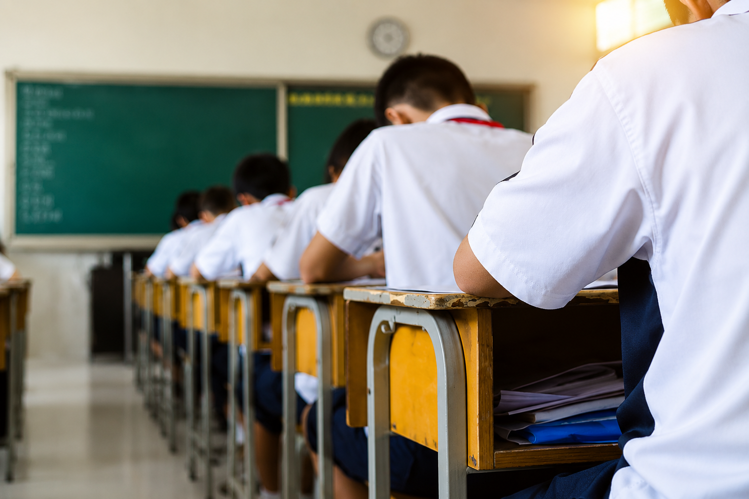 Chandigarh Scripts Fourth Straight Year at Top of India’s School Education Rankings Students studying in a classroom representing Chandigarh school education rankings.