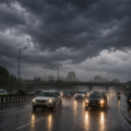 Skies turn dark as heavy rain lashes parts of Delhi-NCR, red alert issued for thunderstorm