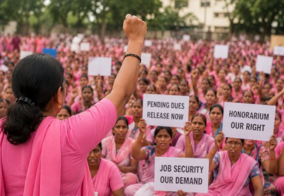 ASHA Workers Announce Statewide Protest Over Pending Dues, Honorarium and Job Security Demands ASHA Workers Announce Statewide Protest Over Pending Dues, Honorarium and Job Security Demands
