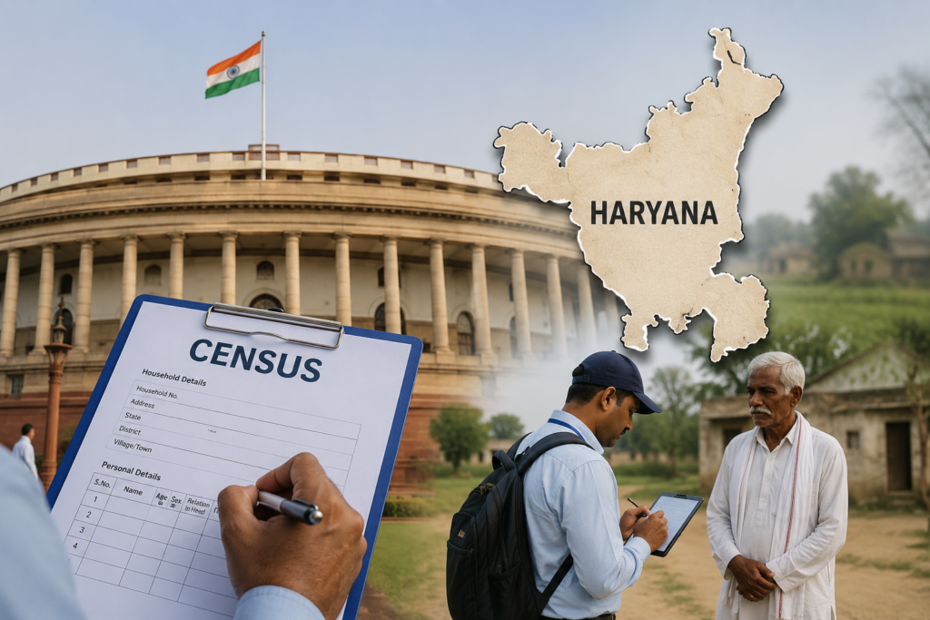 Centre Updates Parliament on Haryana Census, Says First Phase Completed
