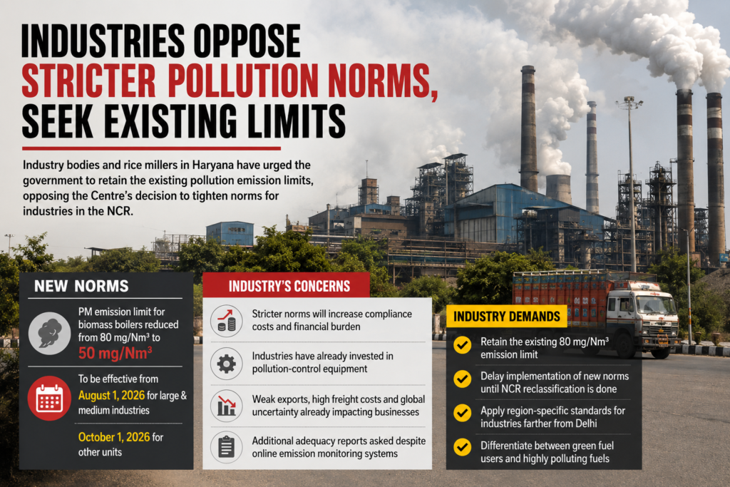 Industries oppose stricter pollution norms, seek existing limits