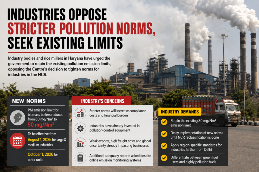 Industries oppose stricter pollution norms, seek existing limits