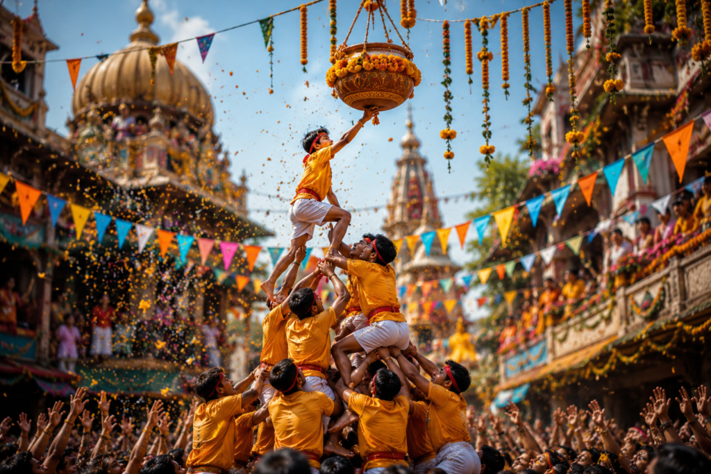 Dahi Handi / Gokulashtami Celebrations: Honouring Lord Krishna's Playful Spirit Dahi Handi / Gokulashtami Celebrations: Honouring Lord Krishna's Playful Spirit