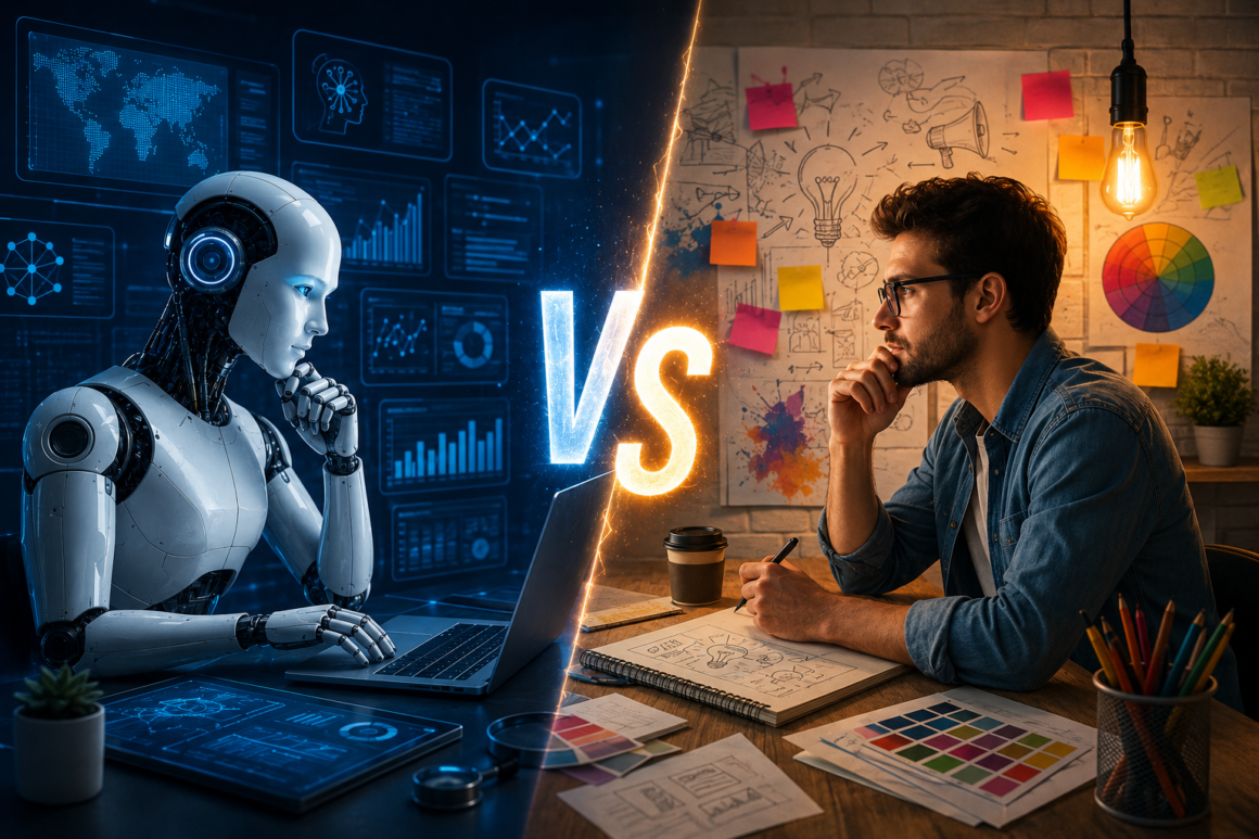 AI versus Human Creativity: Can AI Replace Marketers