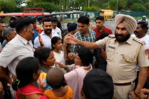 Police investigate the Mauli Jagran teen murder case in Chandigarh.