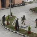 Bomb threat at Fatehabad Court as police and bomb disposal squad inspect the court complex