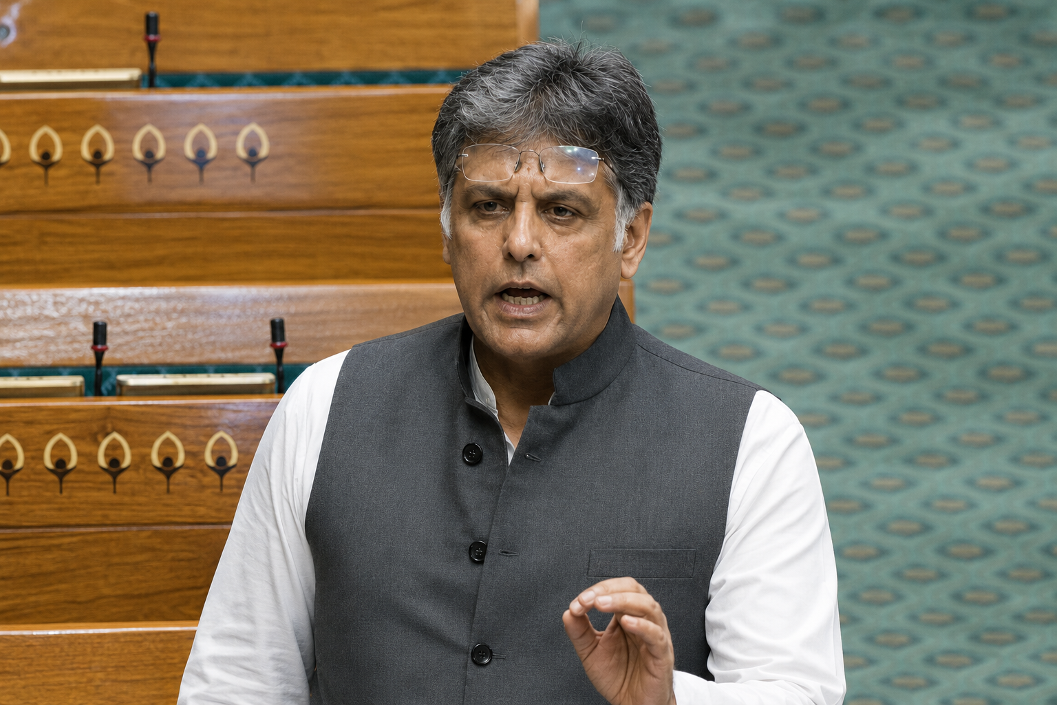 chandigarh mp 2 Chandigarh MP Manish Tewari Raises City Issues in Lok Sabha