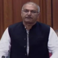 Rajya Sabha MP Sanjay Bhatia speaking during Zero Hour while demanding a Circuit Bench of the Punjab and Haryana High Court in Gurugram.