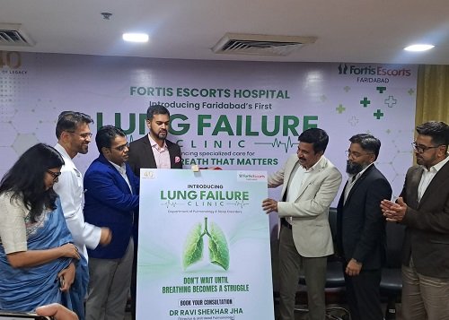 Fortis Escorts Faridabad Launches Faridabad's First Comprehensive Lung Failure Clinic for Advanced Respiratory and Transplant Care Fortis Escorts Faridabad Launches Faridabad's First Comprehensive Lung Failure Clinic for Advanced Respiratory and Transplant Care