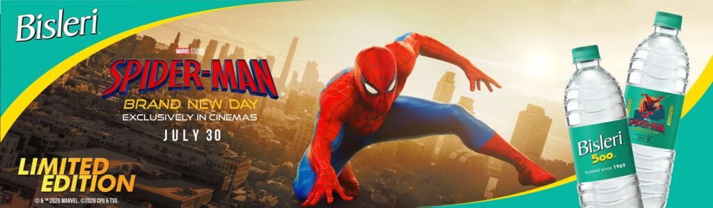 Bisleri Brings the Magic of Spider-Man: Brand New Day to Consumers with Limited-Edition Packs Bisleri Brings the Magic of Spider-Man: Brand New Day to Consumers with Limited-Edition Packs