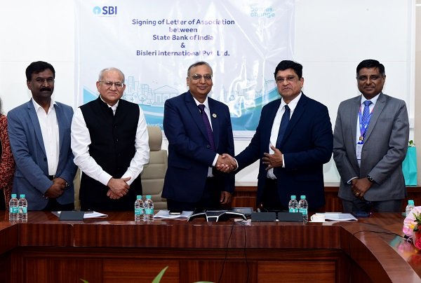 Bisleri International Partners with State Bank of India to Drive Responsible Plastic Waste Management Under its 'Bottles for Change' Initiative Bisleri International Partners with State Bank of India to Drive Responsible Plastic Waste Management Under its 'Bottles for Change' Initiative