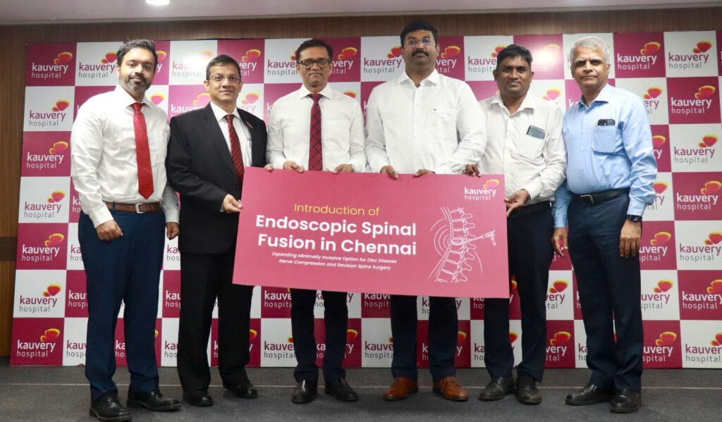 Kauvery Hospital Introduces Endoscopic Spinal Fusion in Chennai, Expanding Minimally Invasive Options for Disc Disease and Revision Spine Surgery Kauvery Hospital Introduces Endoscopic Spinal Fusion in Chennai, Expanding Minimally Invasive Options for Disc Disease and Revision Spine Surgery