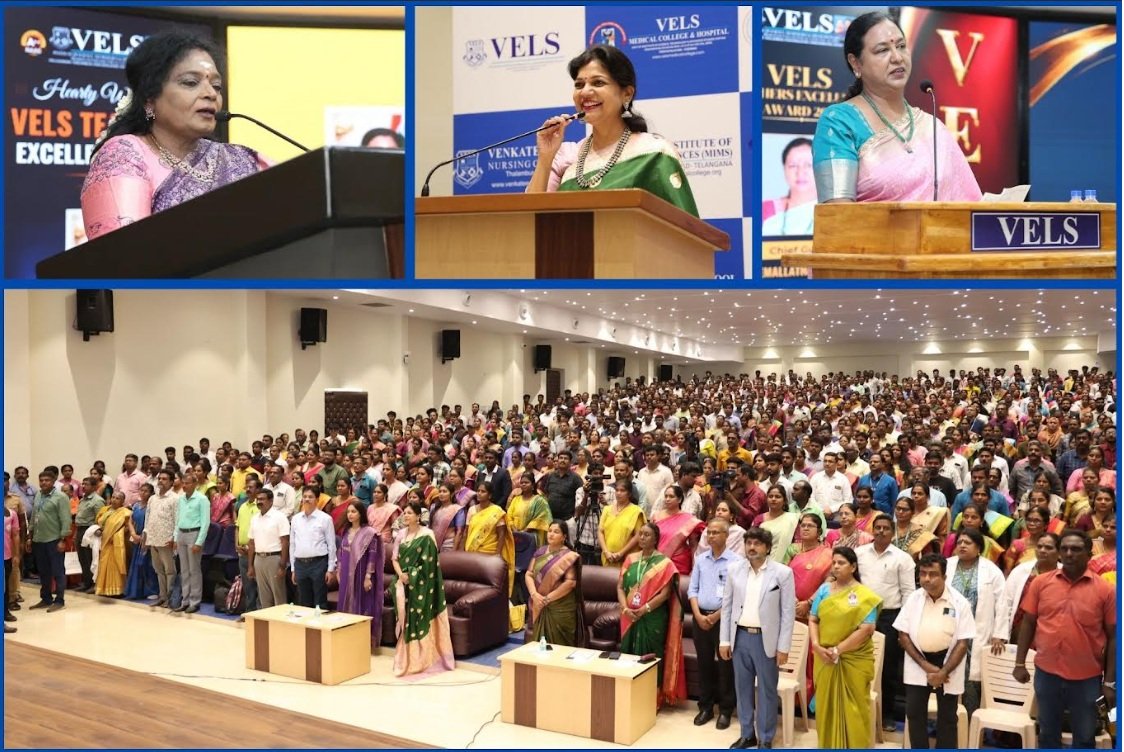 VELS University Honours More than 2,000 Teachers Across Tamil Nadu VELS University Honours More than 2,000 Teachers Across Tamil Nadu