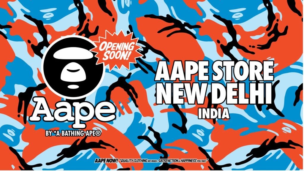 AAPE BY A BATHING APE Enters India with First Standalone Store at Ambience Mall, Vasant Kunj, Delhi AAPE BY A BATHING APE Enters India with First Standalone Store at Ambience Mall, Vasant Kunj, Delhi